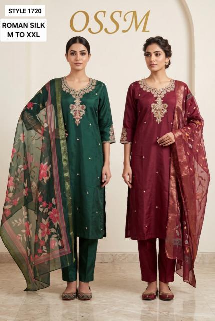 Ossm style 1720 kurtis silk wholesale